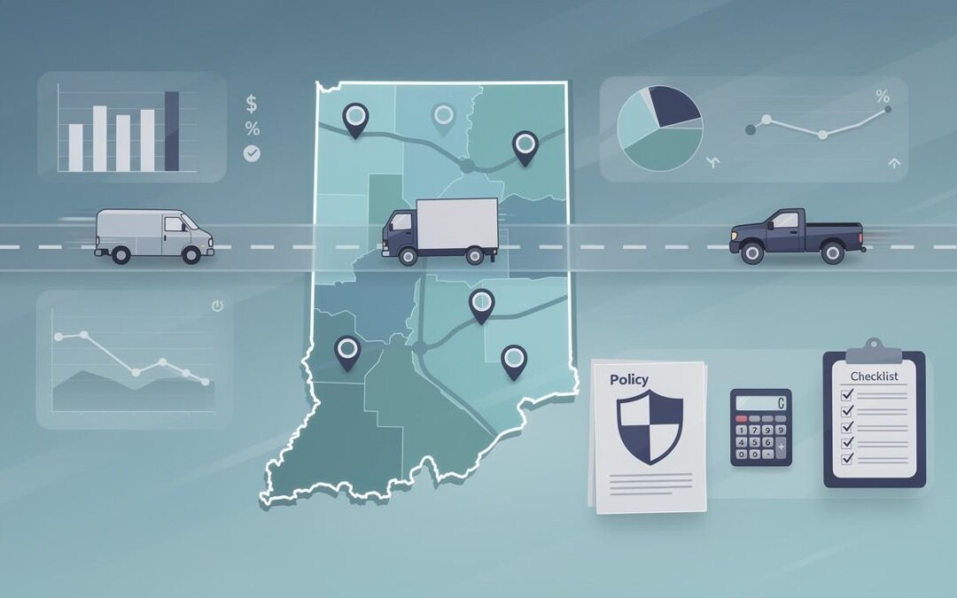 Indiana Commercial Auto Rates: What Affects Your Premiums