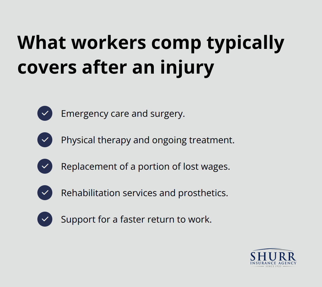 Medical and wage benefits included in workers’ compensation coverage for contractors - workers compensation insurance for contractors